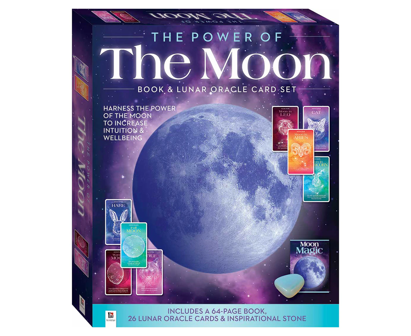 Hinkler The Power of the Moon Book & Lunar Oracle Card Set