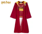 Harry Potter Kids' Quidditch Hooded Robe Costume - Burgundy/Mustard