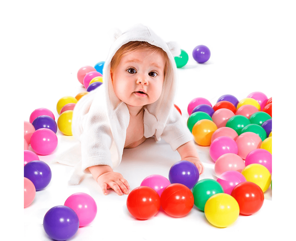 Ocean Soft Toy Plastic Kids Baby Pit Balls Play 100/200 Ball Colourful Pool Fun 