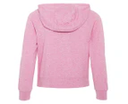 Nike Sportswear Youth Girls' Full Zip Jersey Hoodie - Pink