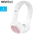 Vivitar Premium Wireless Bluetooth Headphones - Rose Gold 1