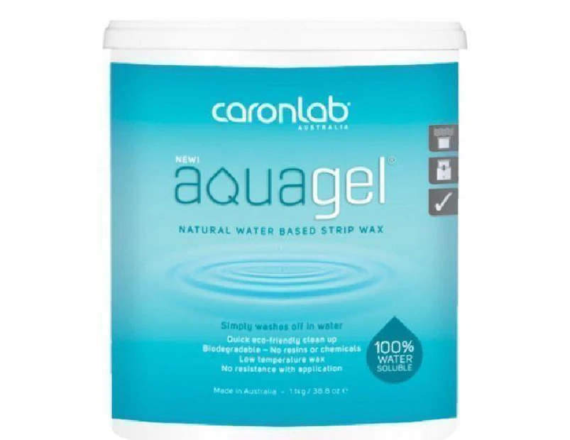 Caronlab Aquagel Water Soluble Strip Wax 1.1kg