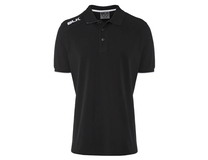 BLK Men's Tek VI Media Polo Shirt - Black