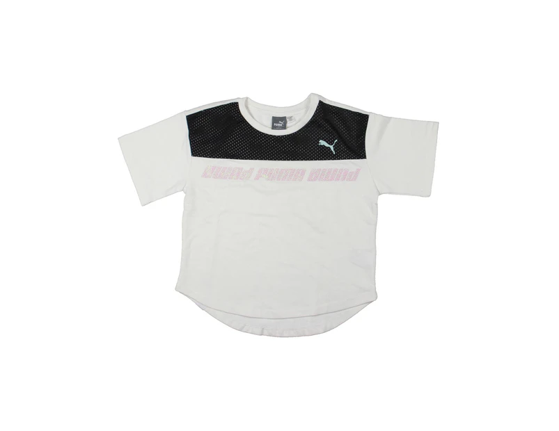 Puma Girl's Tops & T-Shirts Jersey - Color: Puma White