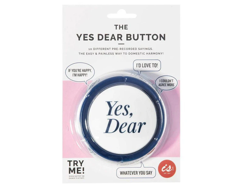 IS Gifts The 'Yes Dear' Spousal Bliss Button