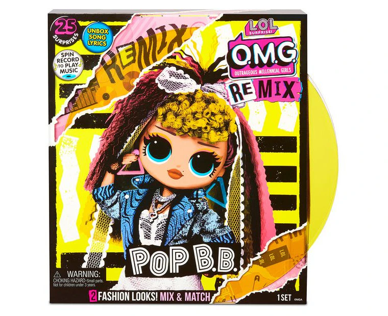 L.O.L Surprise High Fashion Doll OMG Remix Pop Musical Star Toy Kids Pop B.B