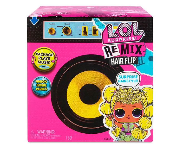 L.O.L Surprise Remix Musical Hairflip Tots Fashion Doll Toy Girls/Kids Assorted