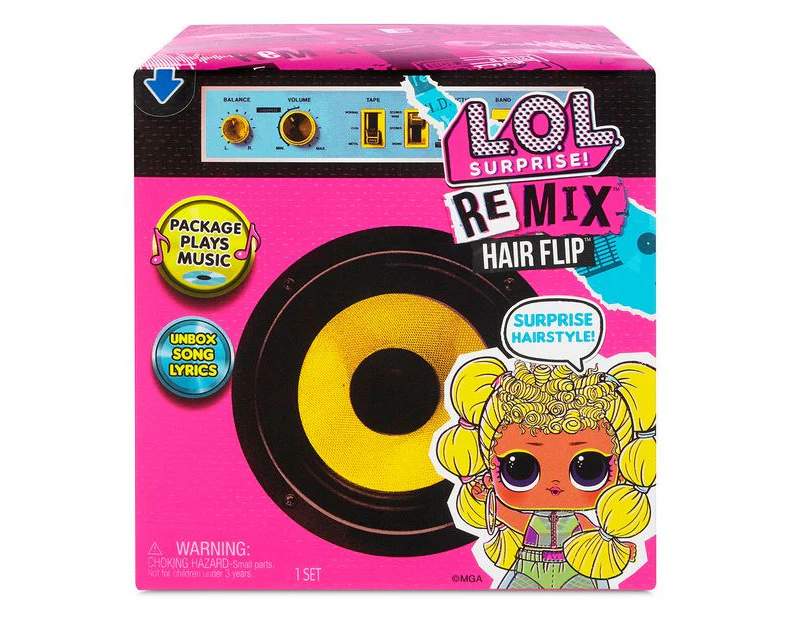 L.O.L Surprise! Remix Hairflip Doll Assorted - Pink