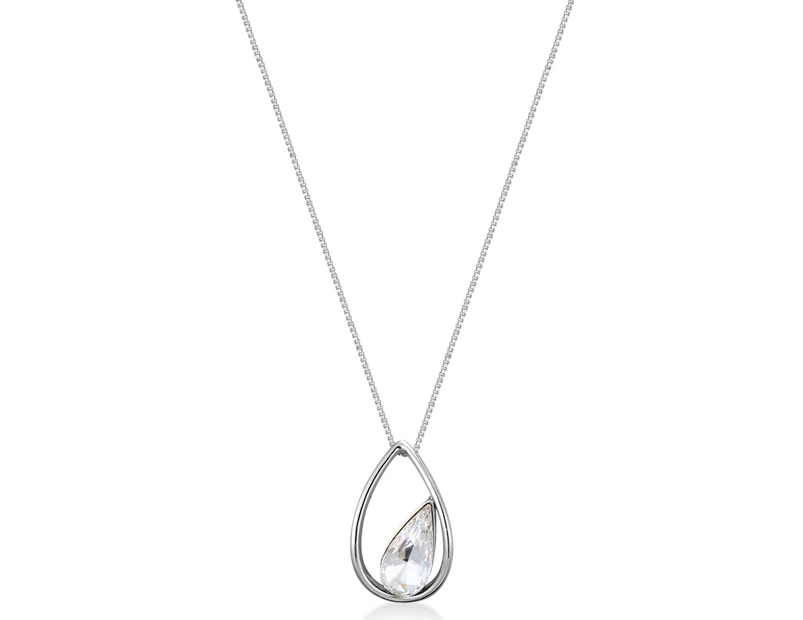 Mestige Aniyah Necklace w/ Swarovski® Crystal - Silver