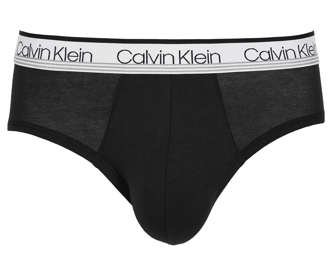 Calvin Klein Men's Variety Waistband Cotton Stretch Hip Briefs 3-Pack ...