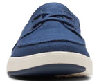 Clarks Men's Step Isle Base Canvas Boat Shoes - Navy