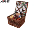 Avanti 2-Person Picnic Basket Set - Tropical Hibiscus