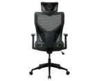 ONEX GE300 Breathable Ergonomic Office Gaming Mesh Chair - Black/Green