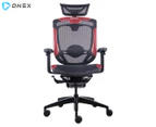 ONEX GT07-35 Marrit Ergonomic Premium Home Office Mesh Chair - Black/Red