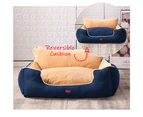 PaWz Pet Bed Dog Beds Bedding Cushion Soft Mat Mattress Pad Pillow Blue L