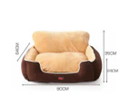 PaWz Pet Bed Dog Beds Bedding Cushion Soft Mat Mattress Pad Pillow Brwon L