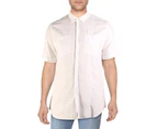 Sean John Men's Casual Shirts - Button-Down Shirt - Bright White