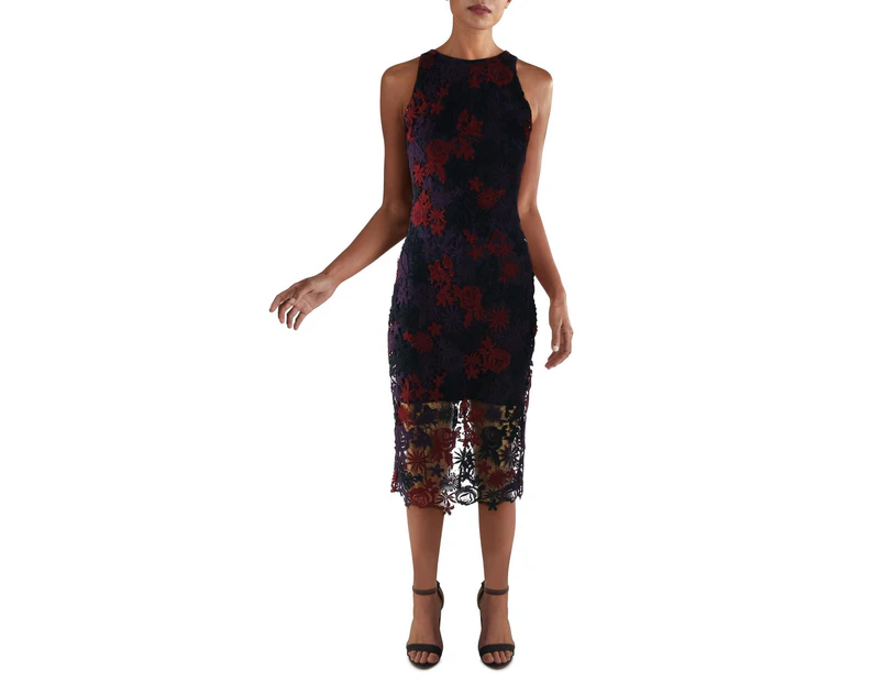 Alexia Admor Women's Dresses Midi Dress - Color: Multi Berry