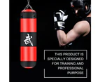 WACWAGNER 120cm Punching Training Bag MMA Boxing Martial Arts Kicking Sandbag Chain