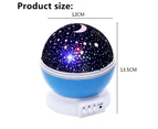 WACWAGNER Kids LED Night Star Sky Projector Light Lamp Rotating Starry Baby Room Kids Gift