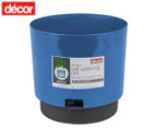 Décor 215mm Watermatic Self-Watering Plant Pot - Dusty Blue