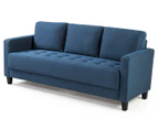 Zinus Blue Fabric 3-Seater Sofa