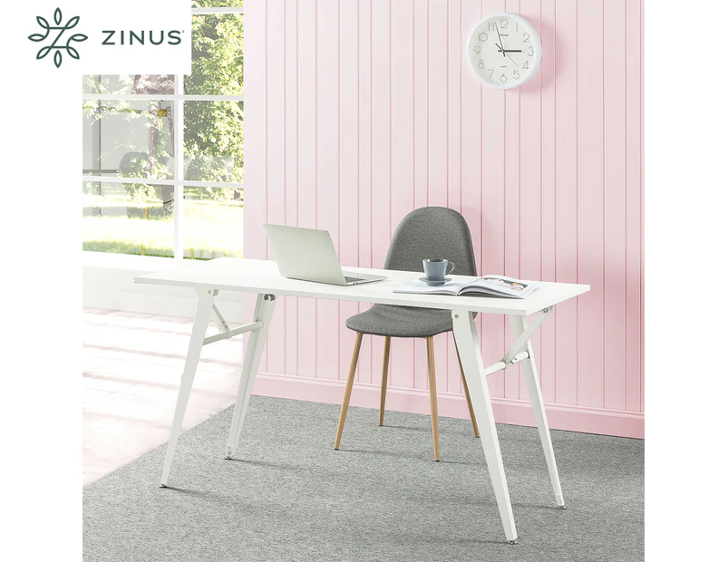 Zinus Lindy Folding Office Desk - White