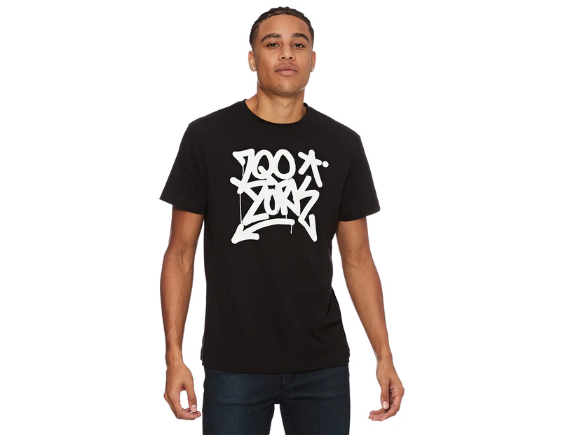 Zoo York Men's Mop Tag Tee / T-Shirt / Tshirt - Black