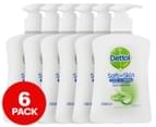 6 x Dettol Soft On Skin Liquid Hand Wash Aloe Vera & Vitamin E 250mL 6pk 1
