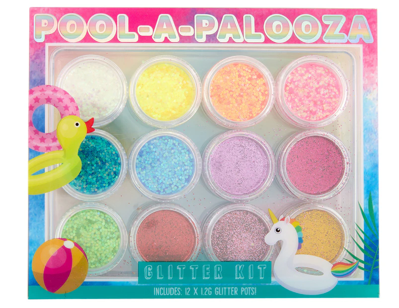 Pool-A-Palooza 12-Piece Glitter Kit