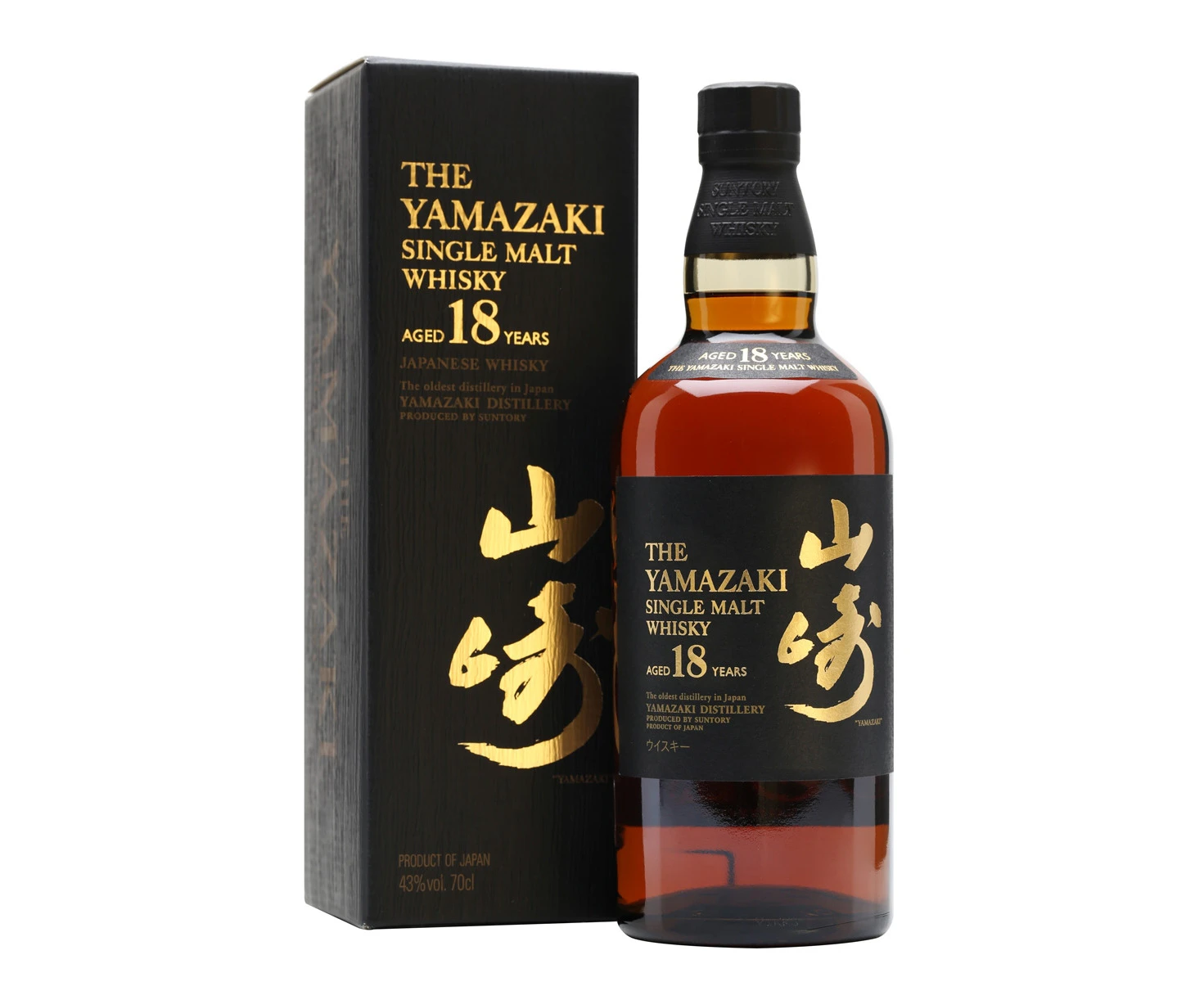 Yamazaki 18 Year Old Single Malt Japanese Whisky (Limited Edition Numbered Bottling) 700ml @ 43 % abv