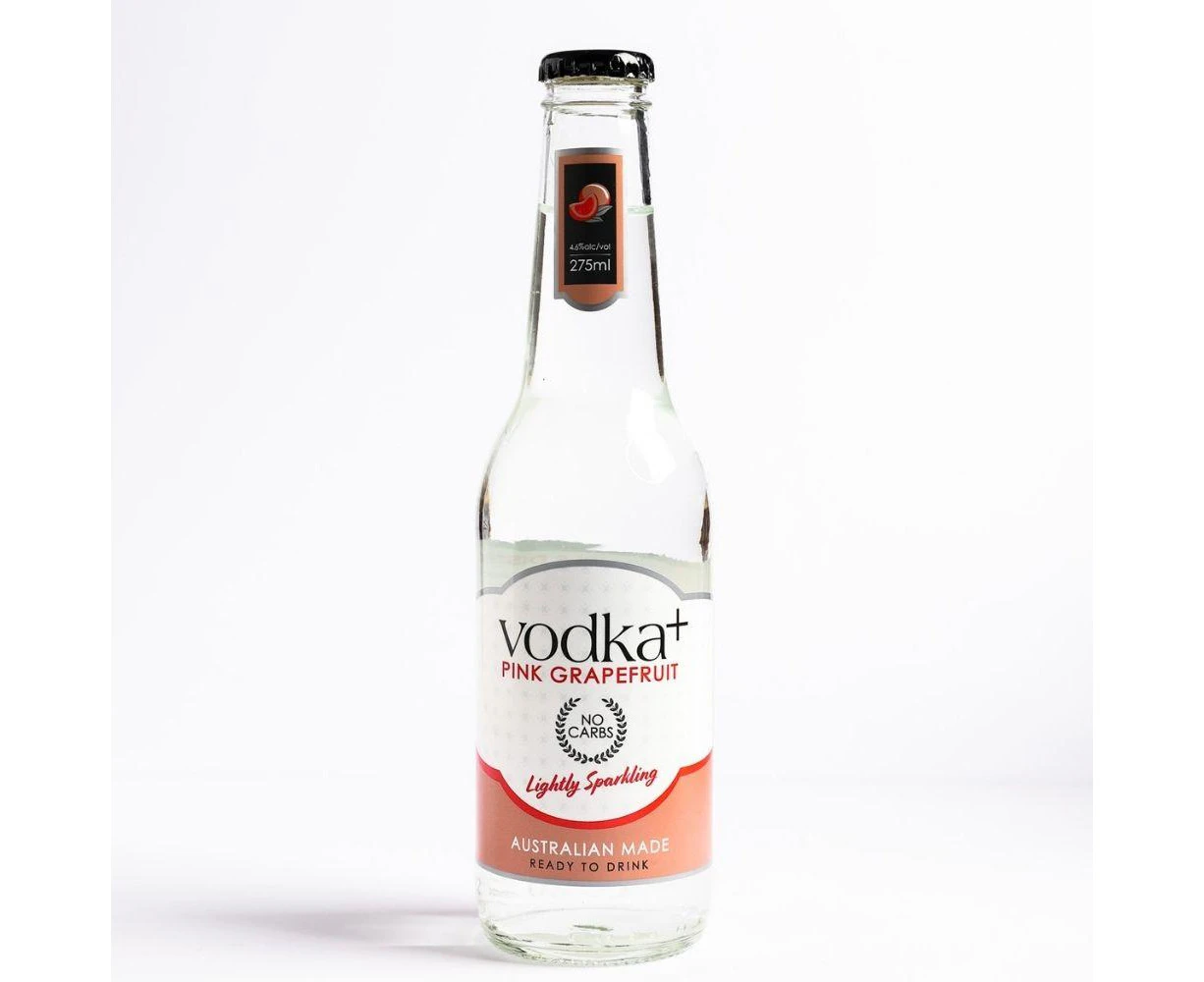 Vodka+ Vodka Pink Grapefruit 4 pack 275ml @ 4.6 % abv