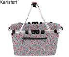 Karlstert Two Handle Foldable Carry Basket - Blossoms