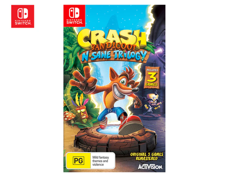 Nintendo Switch Crash Bandicoot: N-Sane Trilogy Game Collection