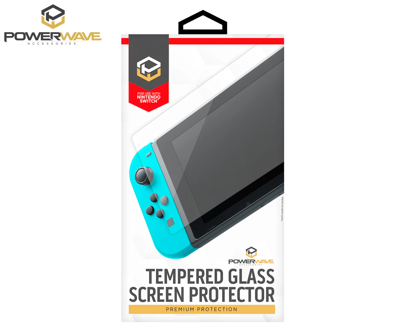 Powerwave Tempered Glass Screen Protector for Nintendo Switch