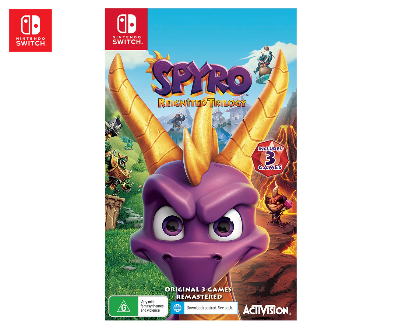 Nintendo Switch Spyro: Reignited Trilogy Game Collection