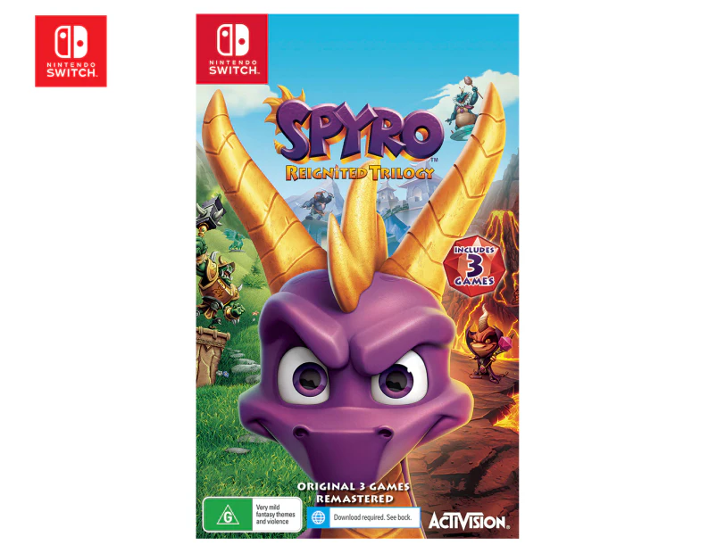 Nintendo Switch Spyro: Reignited Trilogy Game Collection