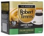 4 x 18pk Robert Timms Italian Espresso Style Coffee Bags 2