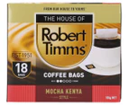 4 x 18pk Robert Timms Mocha Kenya Style Coffee Bags