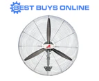 Industrial Fan Oscillating Wall Mount Fan Workshop Cooling 750 Mm 240V 280W