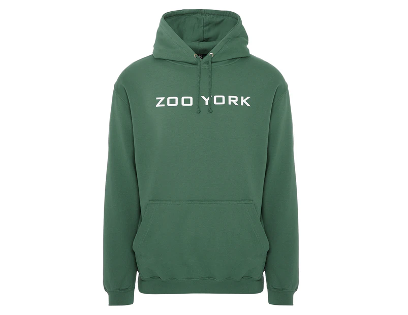 Zoo York Men's Bank Logo Pullover Hoodie - Moss Green