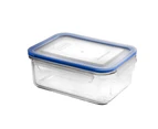 Glasslock Classic Rectangular Tempered Glass Clip-Top Food Container 1.09L