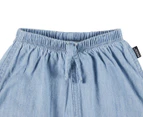 Bonds Baby Chambray Shorts - Summer Blue