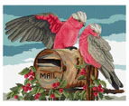 Country Threads 34x41cm Air Mail Galahs Counted Cross Stitch Kit