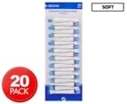 20 x Oral-B Compatible Replacement Toothbrush Heads - Soft 1