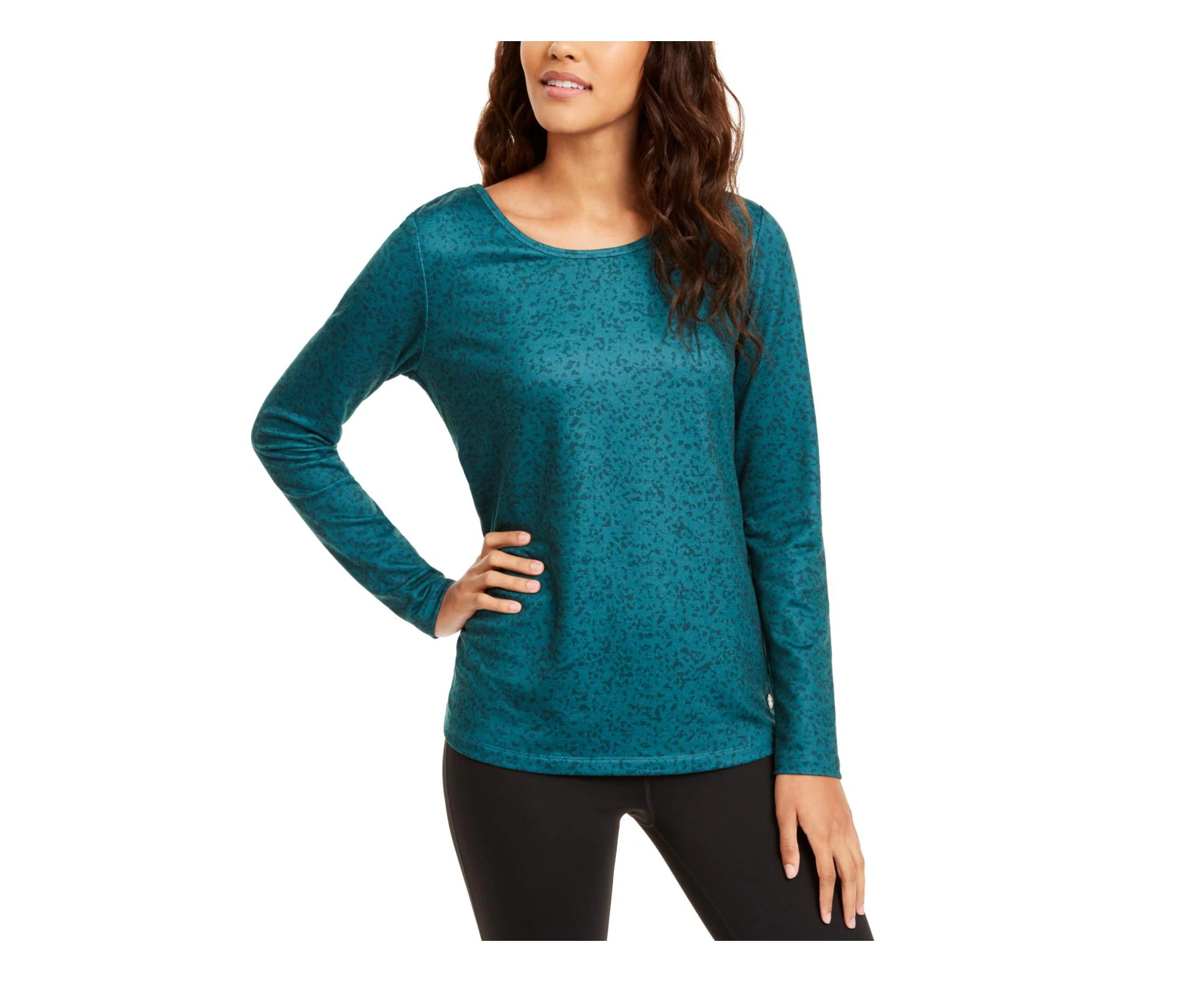 Ideology Women's Athletic Apparel Pullover Top - Color: Deep Pine