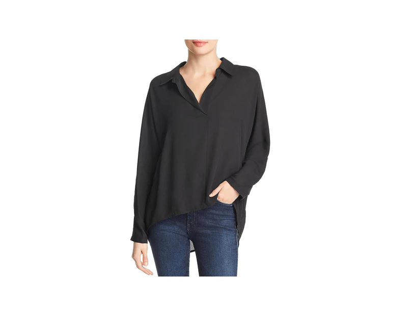 Marled Reunited Clothing Women's Tops & Blouses Blouse - Color: Black