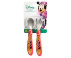 The First Years 2-Piece Minnie Mouse Fork & Spoon Feeding Set