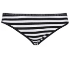 Bonds Women's Hipster Bikini Briefs 2-Pack - Pink/Black & White Stripe