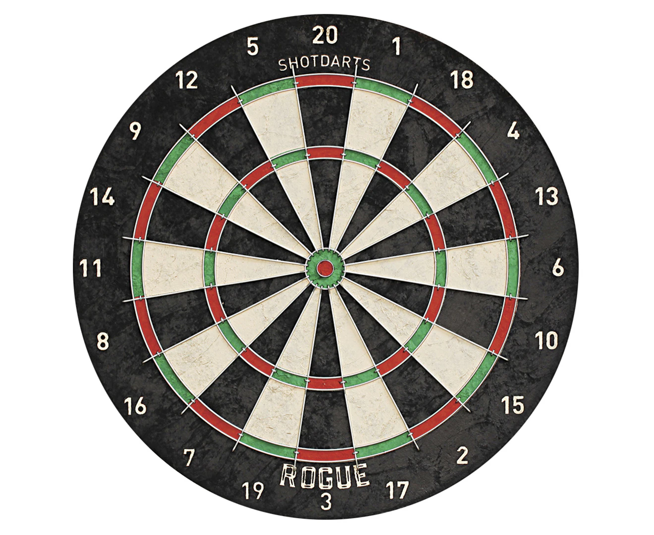 SHOT DARTS Rogue Bristle Dartboard Ultra Slim Wire Construction